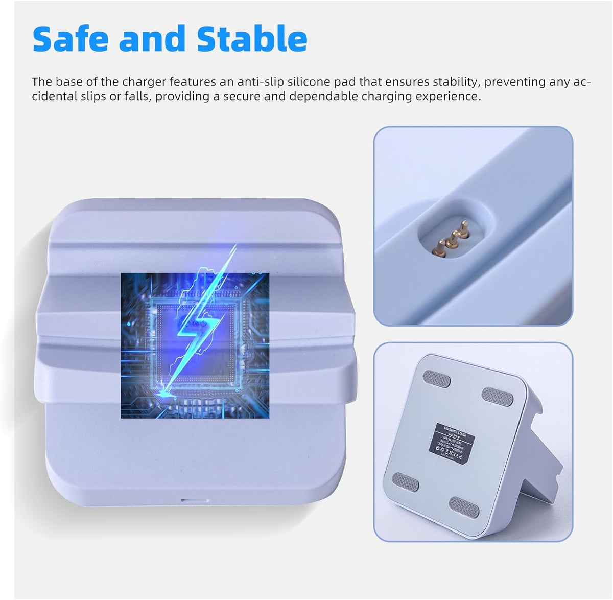 Prociv Charging Station for Playstation Portal Remote Player, for PS Portal Charger Dock Stand with Type C Plug, for Playstation 5 PS5 Portable Accessories Stand Charger Station, White