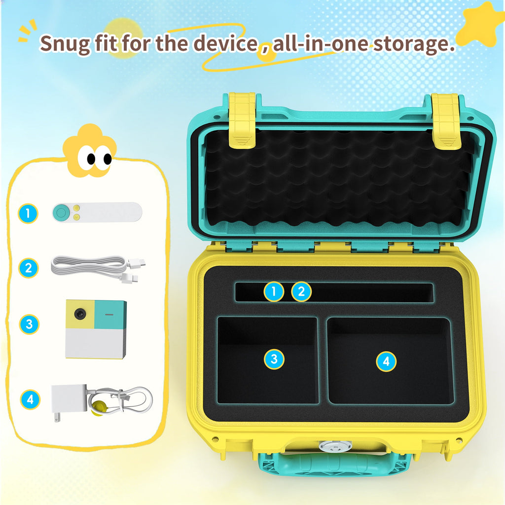 Travel Case for Nex Playground Active Play System, Hard Carrying Storage Bag for Indoor Family Game Console with Handle, Nex Game Play System Accessories Organizer