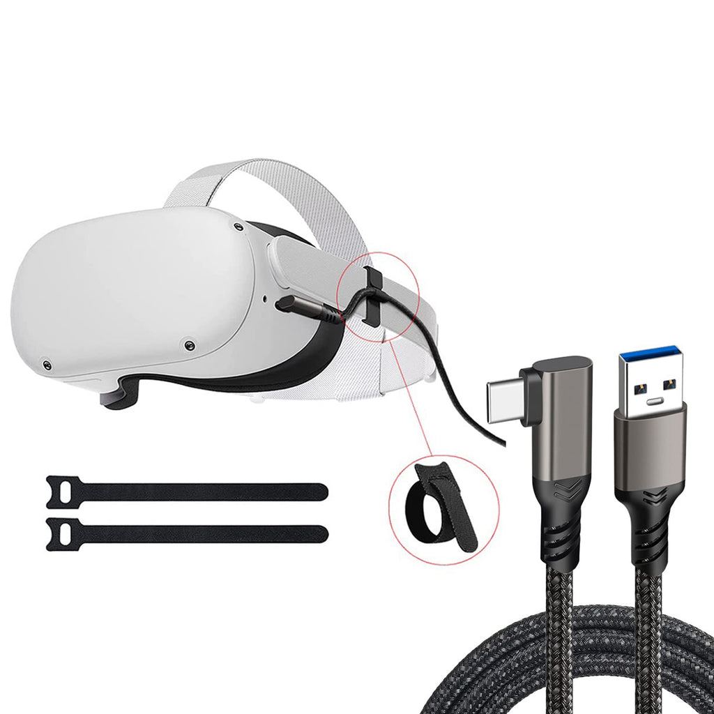 Prociv Compatible for Oculus Quest 2 Link Cable 16.4FT, VR Headset Cable for Oculus Quest 2 / Quest 3, USB 3.0 to TYEE C High Speed Data Transfer Charging Cord for Gaming PC & USB C Chargers