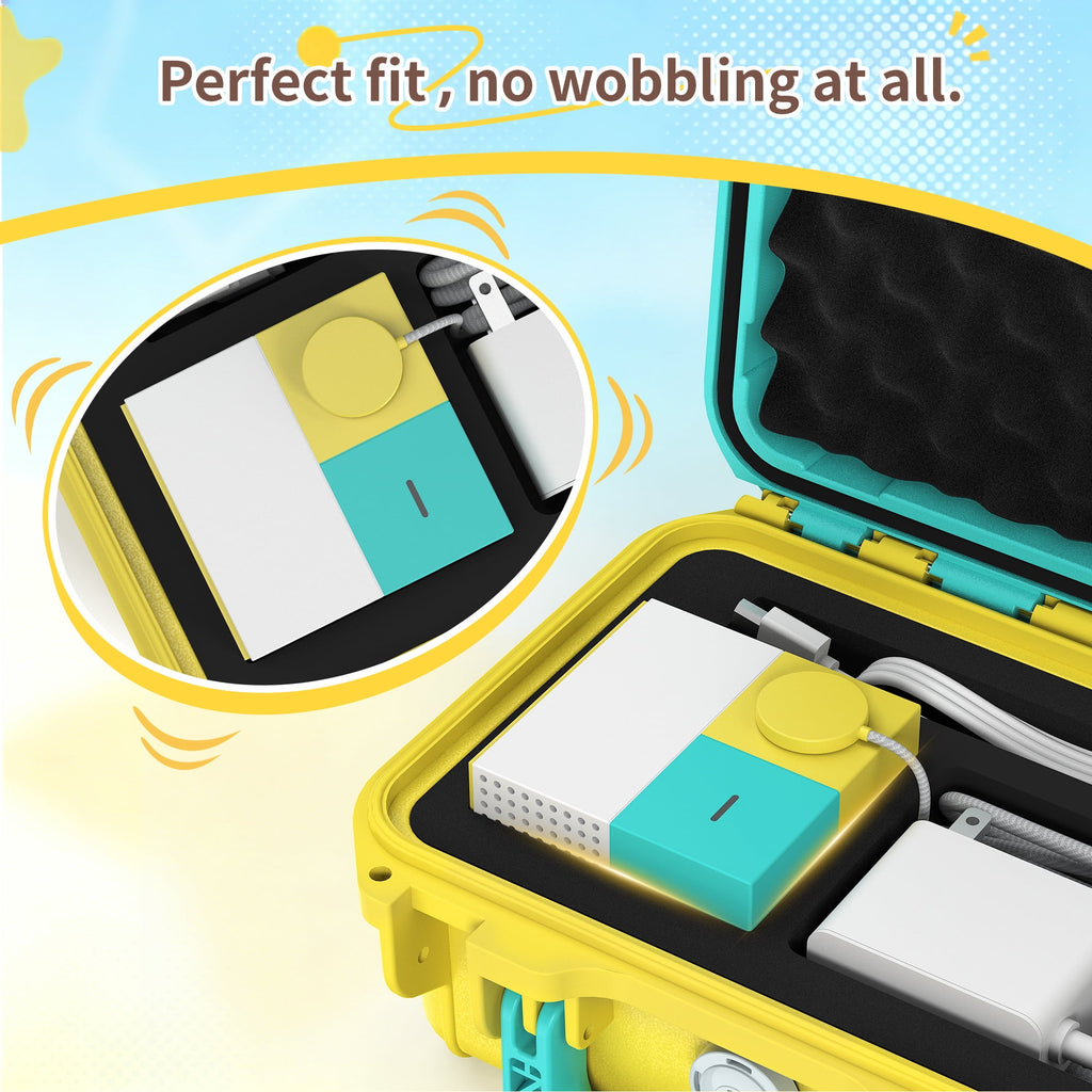Travel Case for Nex Playground Active Play System, Hard Carrying Storage Bag for Indoor Family Game Console with Handle, Nex Game Play System Accessories Organizer