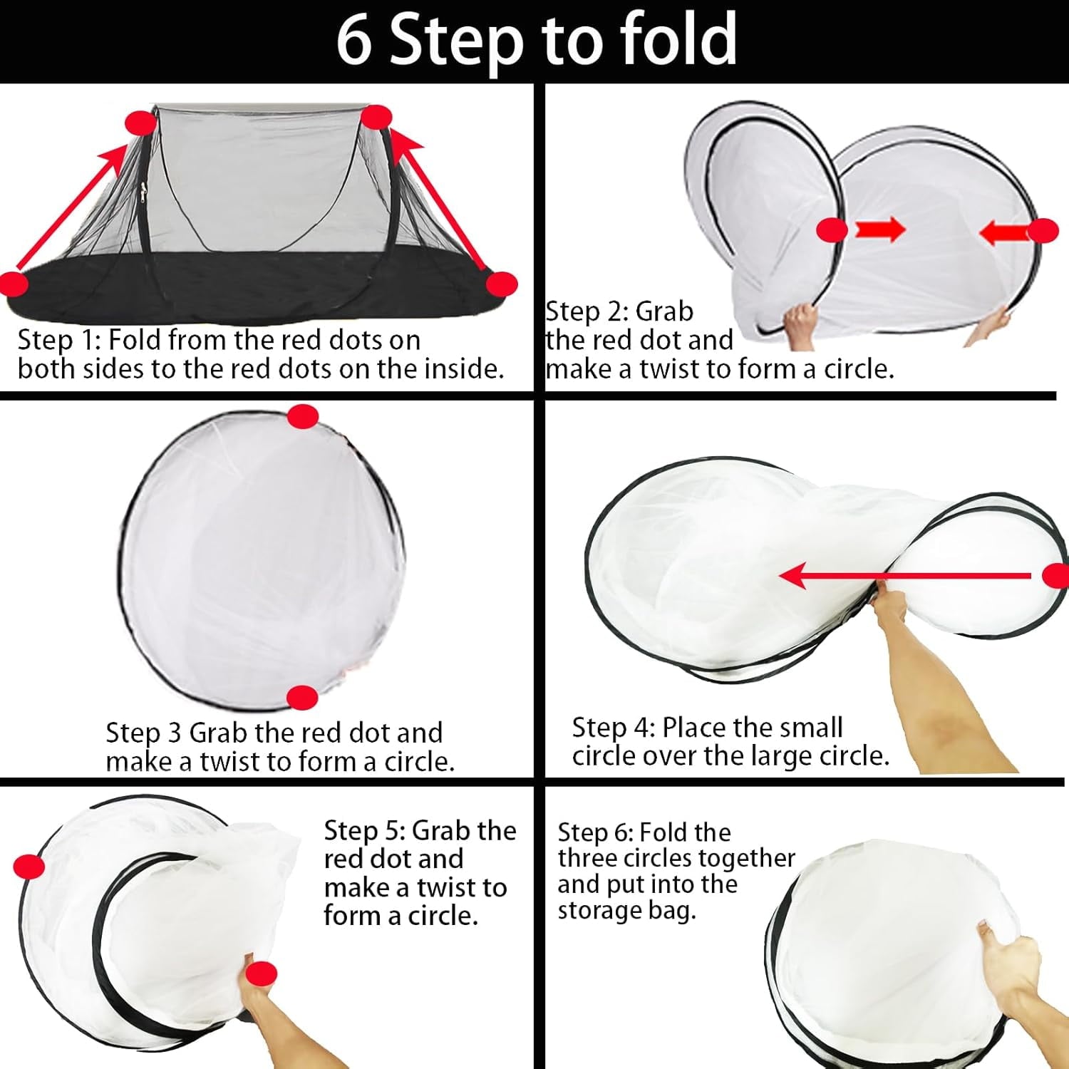 AmzDoer Mosquito Tent with Bottom Portable Foldable Mosquito Net for Outdoor Foldable Mosquito Net for Camping Personal Insect-Proof Canopy Mosquito Net for Bed Camping Travel Patio Suitable