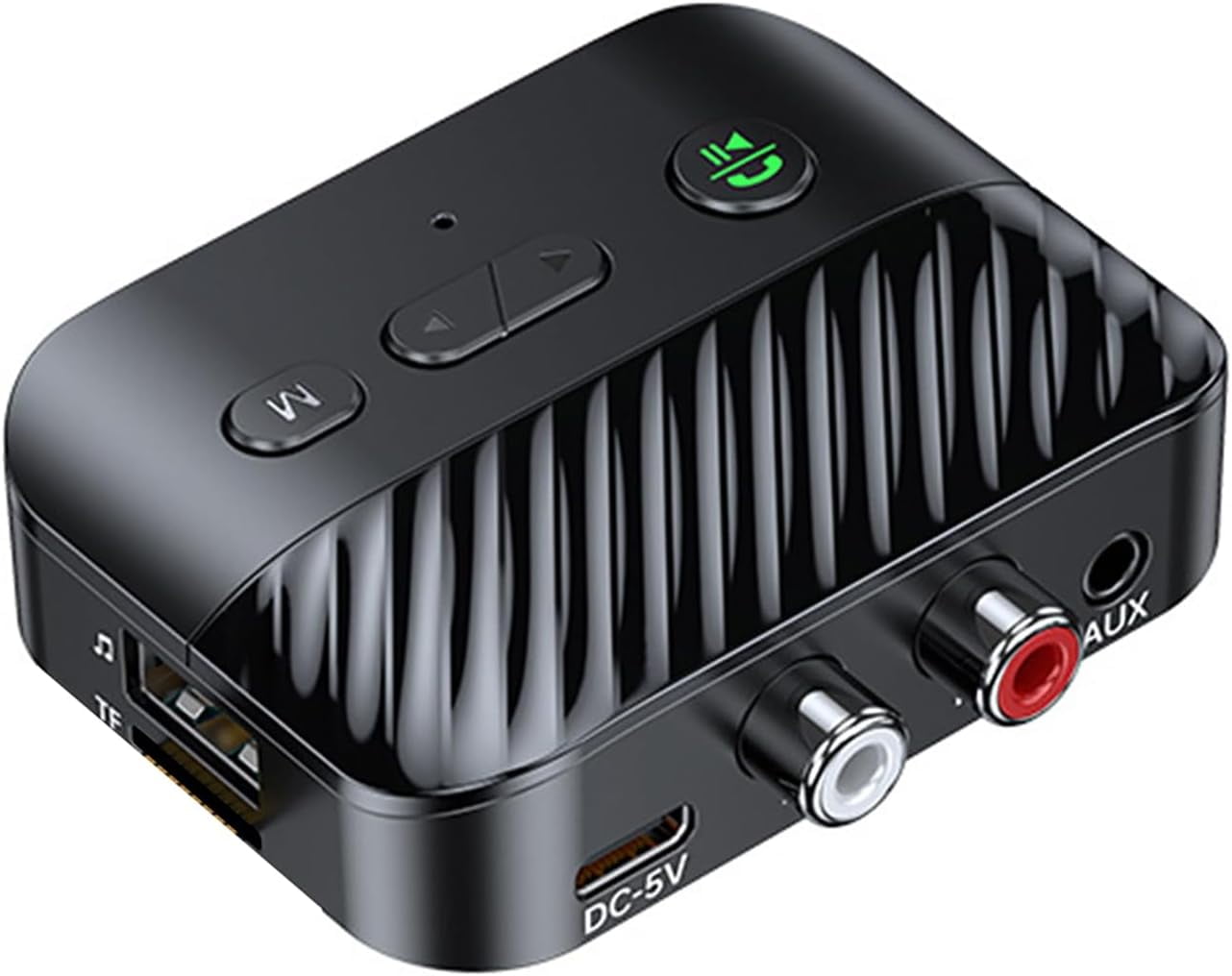 Bluetooth Transmitter Receiver Bluetooth 5.3 Audio Adapter for 3.5mm Jack Aux / RCA for Home Stereo / Smartphone/ Tablet / Laptop / Car Suport Most with Audio Transmitter Receiver