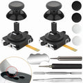 Joystick Replacement Kit for Oculus Quest 2 Repair Kit for Meta Quest 3 Controller 13 in 1 Joystick Thumbstick Cap Replacement Accessories Parts Drift Repair with Tools