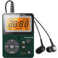 Portable AM FM Radio Personal Pocket Radio with LCD Screen Stereo Earphone Jack Sleep Timer and Alarm Clock for Jogging Walking