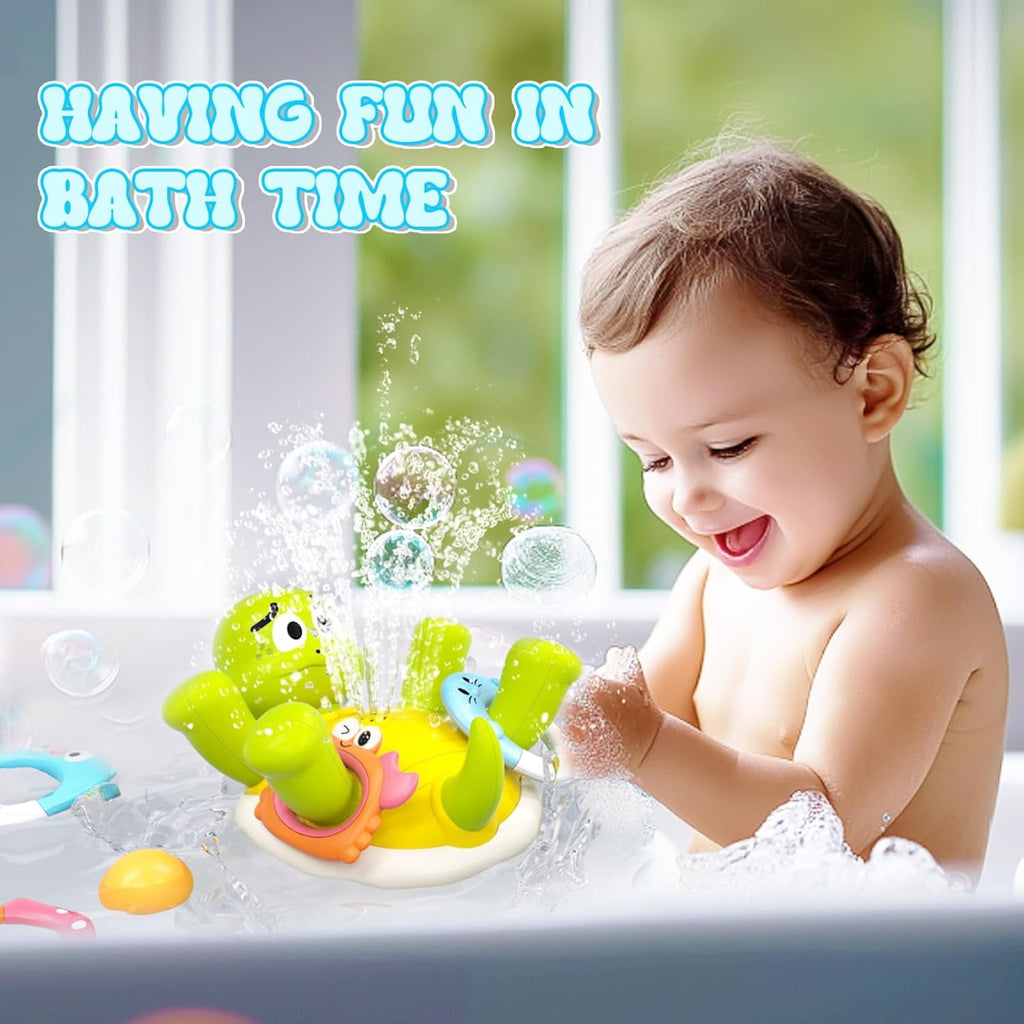 Baby Bath Toys Toddler Bathtub Toy Turtle Sprinkler Sprinkler Swimming Turtle Water Toys Bathtub Water Toys Birthday Gifts for Kids Bath Pool Water Spray Toys for Babies Toddlers 3-8